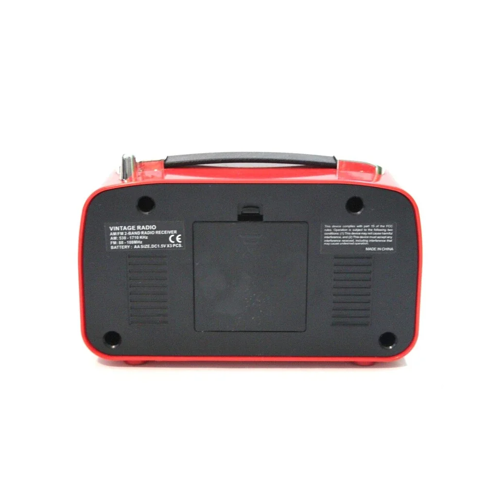 Coca-Cola Vintage Style Am/FM Mini Radio Retro Red Collectible 6